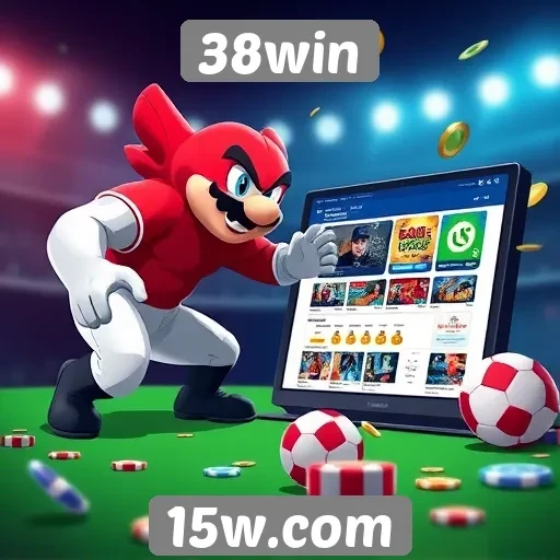Experiência do usuário no site 38win